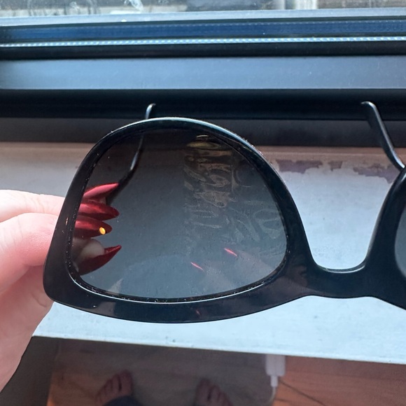 Prada Black Cat-Eye Sunglasses with Case - Picture 7 of 7